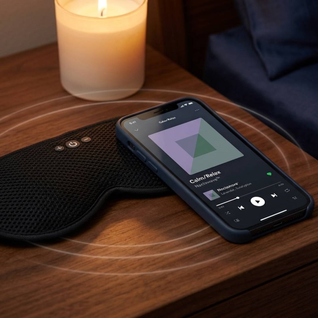 Noctawave™ – Masque de sommeil Bluetooth 3D